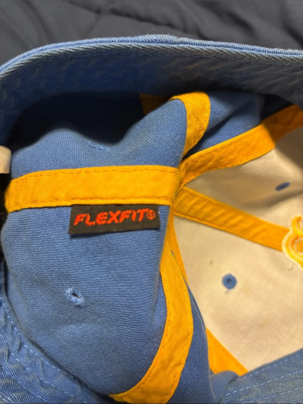 adidas Light Blue Kids Baseball Cap with Yellow 'B' Patch